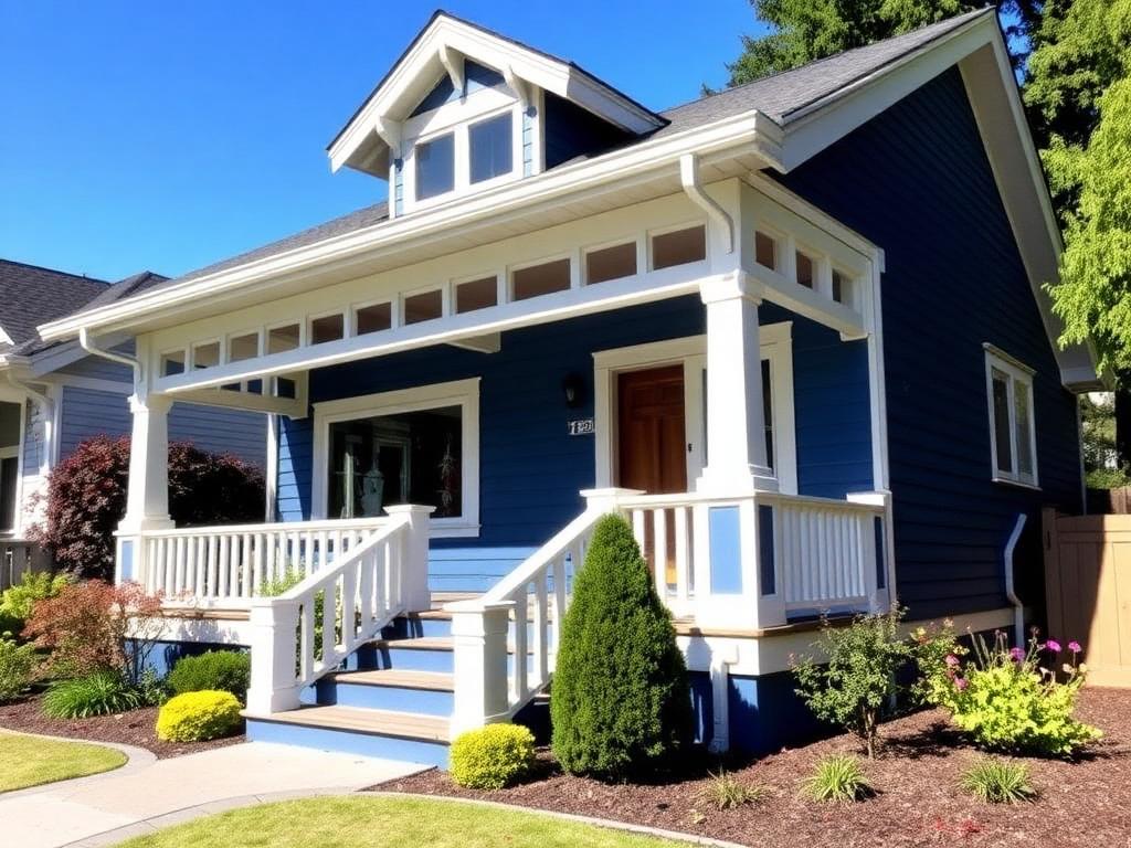 Craftsman Home with Garden